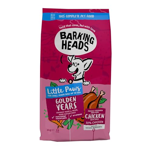 Barking Heads Complete Dry Dog Food 6kg - Senior Little... - Animalerie en promo à 16.13€