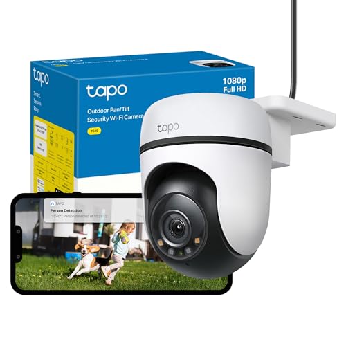 Tapo TC40 Pan/Tilt Smart Security Outdoor Camera, Full HD... - High-Tech & Électronique en promo à 34.99€
