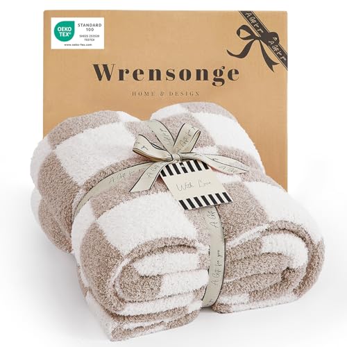 WRENSONGE Couverture à carreaux douce, moelleuse... - Sports & Fitness Amazon France à 24.71€