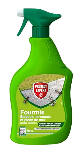 PROTECT EXPERT Spray Anti-Fourmis - Extérieur - 750ml... - Jardin & Extérieur Amazon France à 5.70€