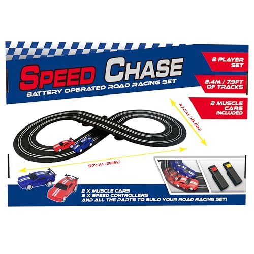 BANDAI Artin Speed Chase Slot Car Racing Set | 2.4m 2... - Jouets & Jeux Amazon Royaume-Uni à 25.00€