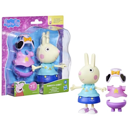 Peppa Pig, Figurine Les Jolies Tenues de Rebecca Rabbit - Jouets & Jeux Amazon France à 7.70€