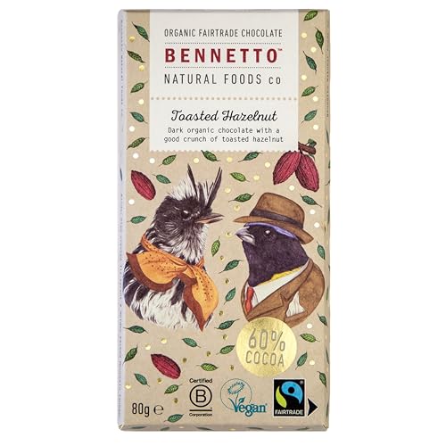 Toasted Hazelnut Dark organic chocolate with crunchy... - Sports & Fitness en promo à 2.71€