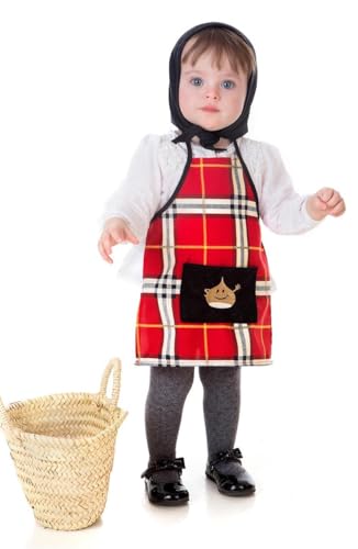 Creaciones Llopis Costume Tablier châtaigne à carreaux... - Jouets & Jeux Amazon France à 9.07€