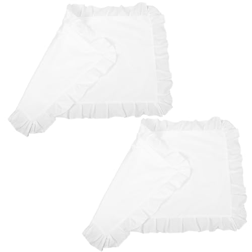Holibanna 1paire Taies Oreiller Coton à Volants Dentelle... - Maison & Cuisine en promo à 14.89€