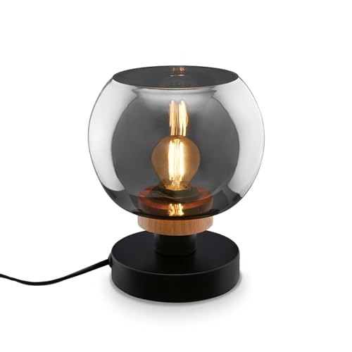 BRILONER - Lampada da comodino, vetro fumé, lampada da... - Maison & Cuisine Amazon Italie à 15.10€