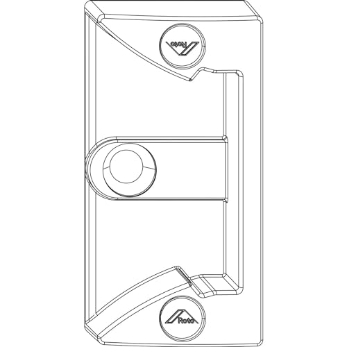 ROTO NX Loqueteau dormant 13 V BRÜGMANN/KBE/KÖMMERLING/TROCA... - Bricolage & Outils en promo à 0.73€