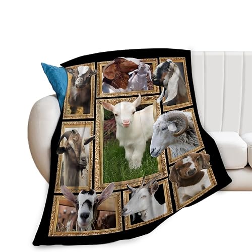 Ziegendecke, niedliche Schaf-Überwurfdecke, ultraweich... - Maison & Cuisine en promo à 4.40€