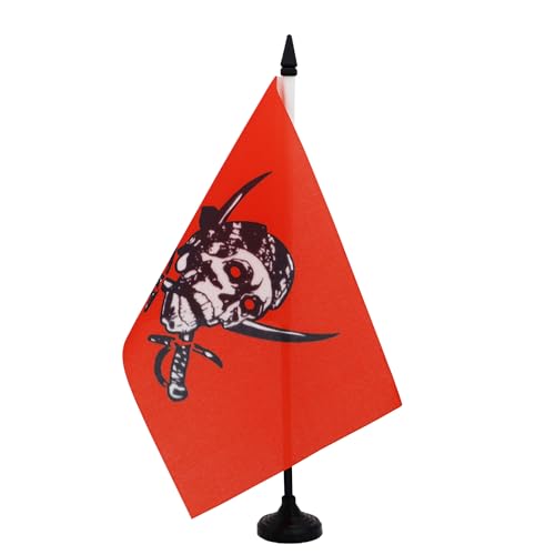 AZ FLAG - Drapeau De Table Pirate Red Skull 21x14 cm... - Maison & Cuisine Amazon France à 4.45€