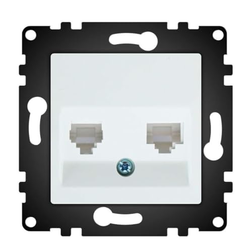 M Ledme PJ-42-W Prises murales Standard téléphone, Blanc... en promo à 10,71€ (-41%) sur Amazon FR