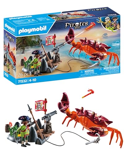 Playmobil 71532 Pirates: Battle with the Giant Crab... - Jouets & Jeux Amazon Royaume-Uni à 11.69€