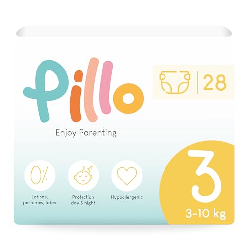 Pillo - Pannolino taglia 3, confezione da 28 pannolini per... - Home & Kitchen Amazon Italy à 6.74€