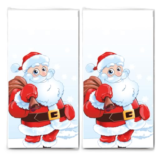 Lot de 20 mouchoirs individuels Père Noël dans l'esprit de... - Auto & Moto Amazon France à 1.99€