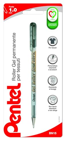 Pentel BN15 For Fabric, roller gel permanente per tessuti... - Jardin & Extérieur Amazon Italie à 3.30€