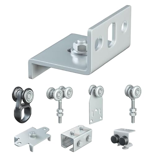 Soporte de Pared en Acero Galvanizado para Riel Deslizante... - Bon plan à 1.80€