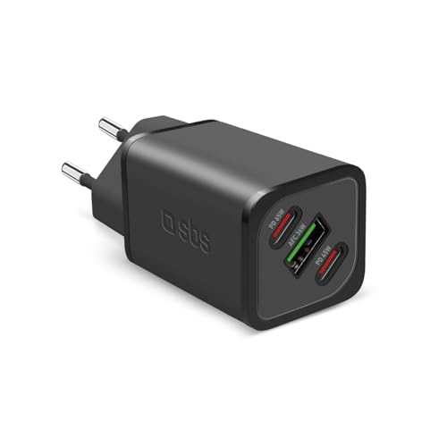 SBS Alimentatore Slim USB-C 65W, Tecnologia GaN, Power... en promo sur Amazon