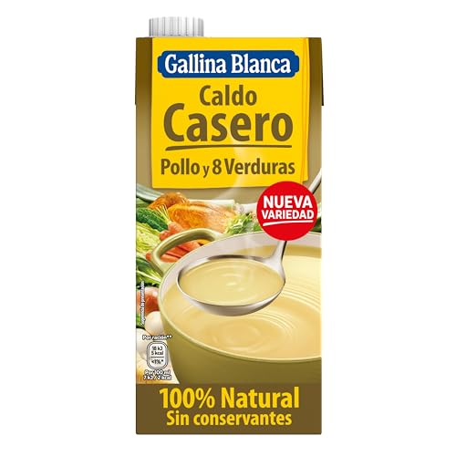 Caldo Casero de Pollo y 8 Verduras 100% Natural Gallina... - Épicerie Amazon Espagne à 1.00€