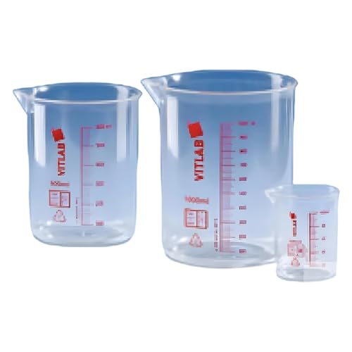 Gobelet Vitlab® Griffin, PMP, échelle rouge imprimée, 100... en promo à 10€ (-55%) sur Amazon FR