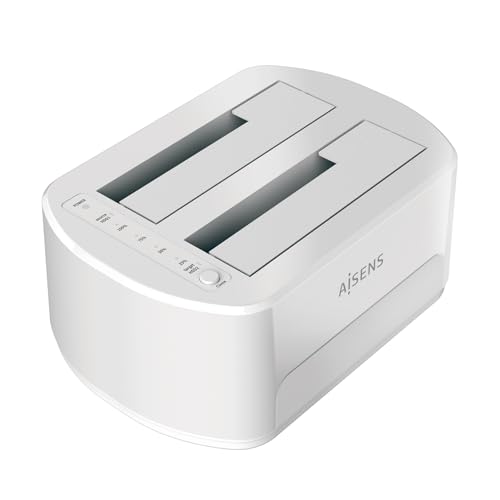 AISENS - ASDS-D02W - Docking station doppia Bahia Asds-D02W... - High-Tech & Électronique en promo à 36.78€