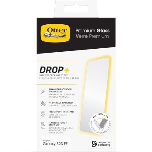 OtterBox Premium Glass Displayschutz für Samsung Galaxy S23... - High-Tech & Électronique Amazon Allemagne à 6.59€