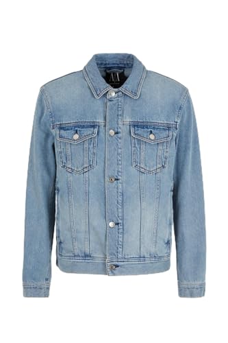 Armani Exchange Chaqueta Vaquera AX Icon para Hombre... - Mode & Vêtements Amazon Espagne à 55.03€