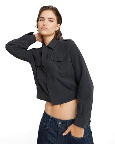 G-STAR Para Mujer Chaqueta Officer Short, Azul (petrol... - Animalerie Amazon Espagne à 30.50€