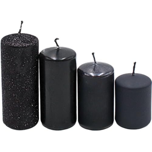 Velas de Adviento, velas de Adviento, en negro, 4 tamaños –... - Beauté & Parfums Amazon Espagne à 9.46€