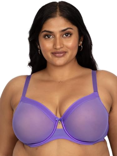 Curvy Couture, Reggiseno Sostenitivo Sexy da Donna, in Mesh... - Amazon Italy à 11.99€
