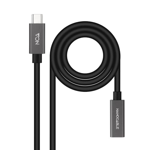 Nanocable Cable USB 3.2 Gen2 USB-C M/H 2 M Negro - Deal du jour à 12.60€
