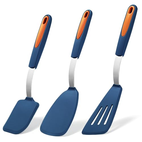 To encounter 3 Stück Silikonspatel-Set, Hitzebeständige... - Maison & Cuisine Amazon Allemagne à 30.50€