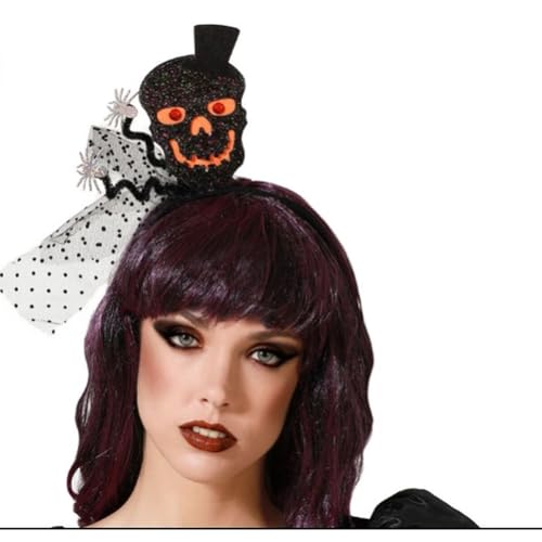BigBuy Carnival Bandeau Crâne Araignée Halloween - Auto & Moto Amazon France à 6.52€