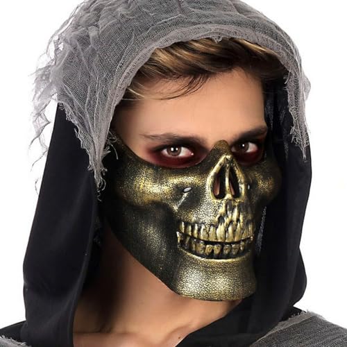 BigBuy Carnival Mask 14 x 18 cm Halloween Golden - Auto & Moto Amazon Royaume-Uni à 9.12€