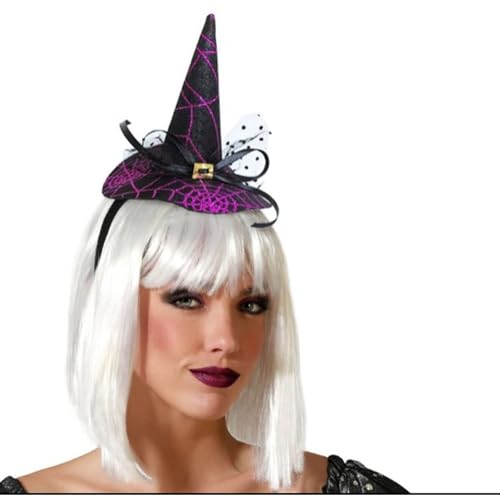 BigBuy Carnival Bandeau Halloween Chapeau Sorcière Violet - Jouets & Jeux Amazon France à 6.09€