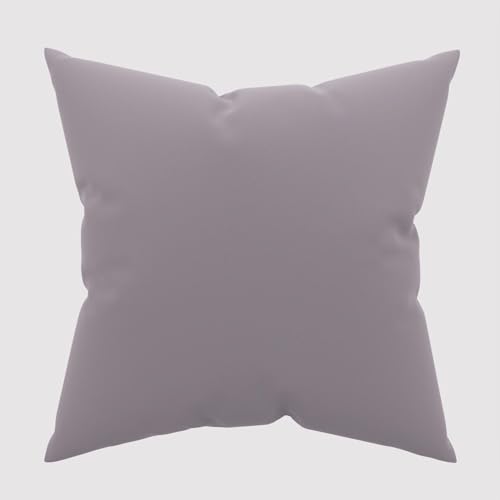Atmosphère Funda de Almohada Lisa, Gris, 63 x 63 cm - Bon plan à 5.22€