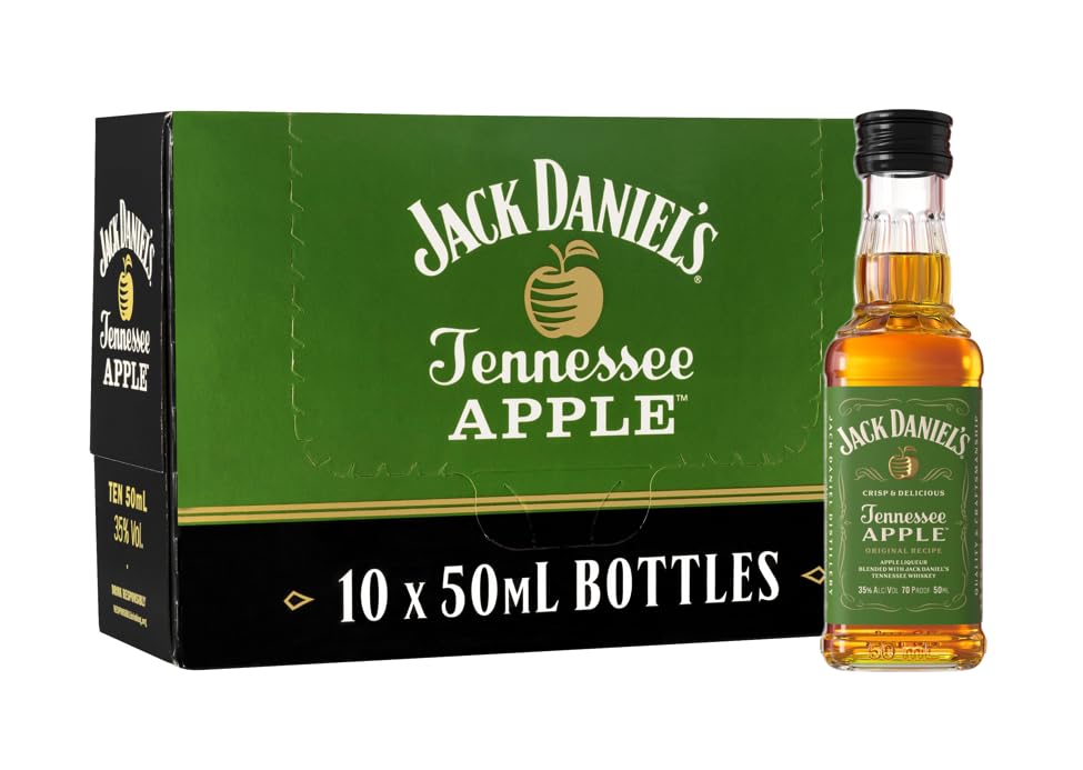 Jack Daniel's Tennessee Apple Whiskey Old Nº7, pack 10... - Épicerie Amazon Espagne à 22.71€