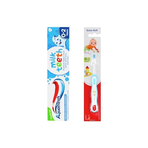 Aquafresh Milk Teeth 0-2 Years Toothpaste Bundle with Extra... - Bébé & Puériculture Amazon Royaume-Uni à 1.99€
