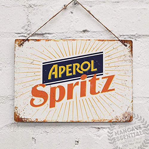 Aperol Spritz Vintage Cocktail Prosecco Tin Sign Metal... - Maison & Cuisine Amazon Royaume-Uni à 0.57€