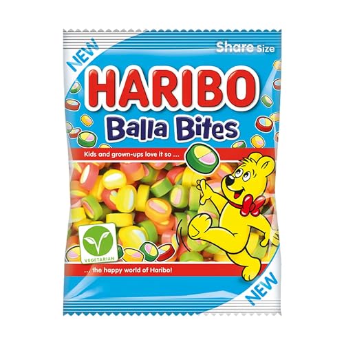 HARIBO Balla Bites Fruit Flavour Gummy Candy, Assorted... - Sports & Fitness en promo à 1.75€