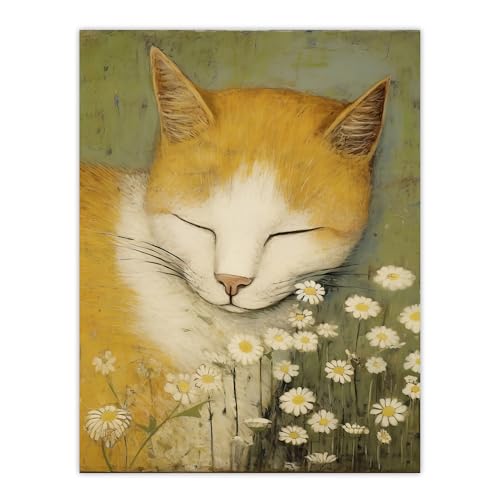 Artery8 Sleeping With The Daisies Artwork By Gillian Keenan... - Pet Supplies Amazon UK à 6.57€