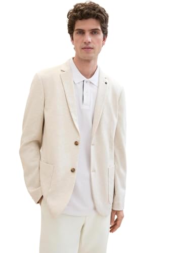 TOM TAILOR 1043635 Sakko, 35673-Light Beige Melange, 46... - Home & Kitchen Amazon Spain à 36.48€