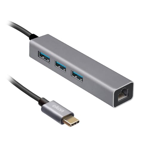 Ekon Ekon HUB Multiport, 3 USB-A 3.0 Ports, 1 LAN-Port... - High-Tech & Électronique Amazon Allemagne à 17.26€