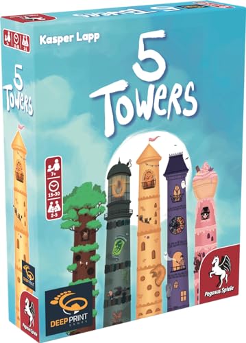 Pegasus Spiele 5 Tours (Deep Print Games) (édition Anglaise) - Jouets & Jeux Amazon France à 12.79€