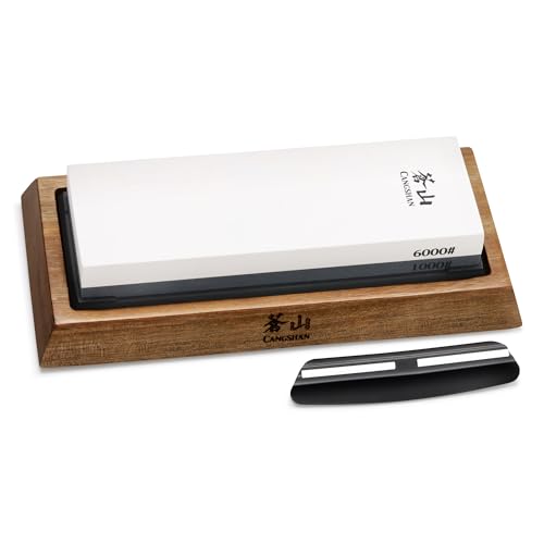 Cangshan 503800 Dual-Sided Whetstone Knife Sharpener... - Home & Kitchen Amazon Italy à 19.63€