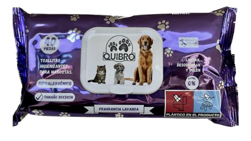 QUIBROPETS Toallitas Húmedas con Lavanda para la Higiene de... - Home & Kitchen Amazon Spain à 3.35€