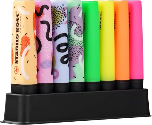 STABILO BOSS ORIGINAL by Ju Schnee - Highlighter - Deskset... - Fournitures Bureau Amazon Royaume-Uni à 14.58€