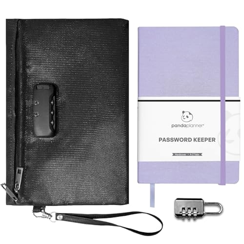Panda Planner Carnet de mots de passe avec pochette de... - Maison & Cuisine Amazon France à 44.75€