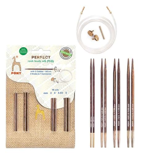 Pony Perfect Wechselbare Stricknadelspitzen Set Just Jute... - Maison & Cuisine Amazon Allemagne à 18.56€