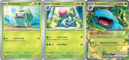 Venusaur ex 003/165 – Pokemon 151 – Double Rare – Evolution... - Auto & Moto Amazon Espagne à 26.09€