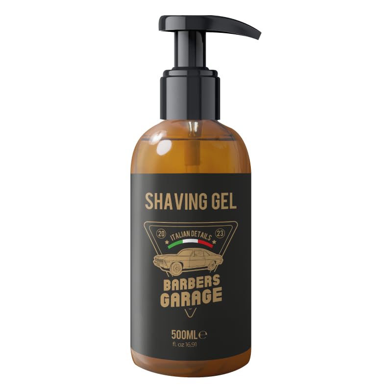Barbers Garage Gel à raser exclusif (500 ml) – Détails... - Beauté & Parfums Amazon France à 19.92€