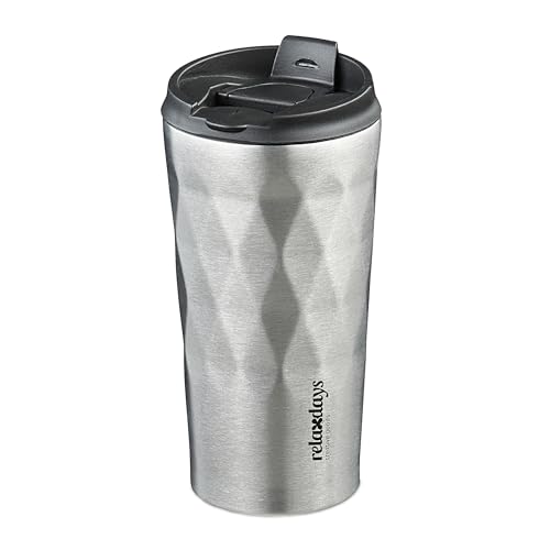 Relaxdays Gobelet Isotherme, 350 ML, Boissons Chaudes &... - Bricolage & Outils Amazon France à 11.03€